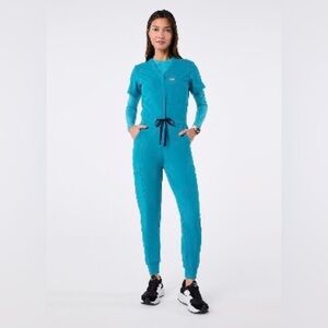 Figs Teal Jumpsuit for Women